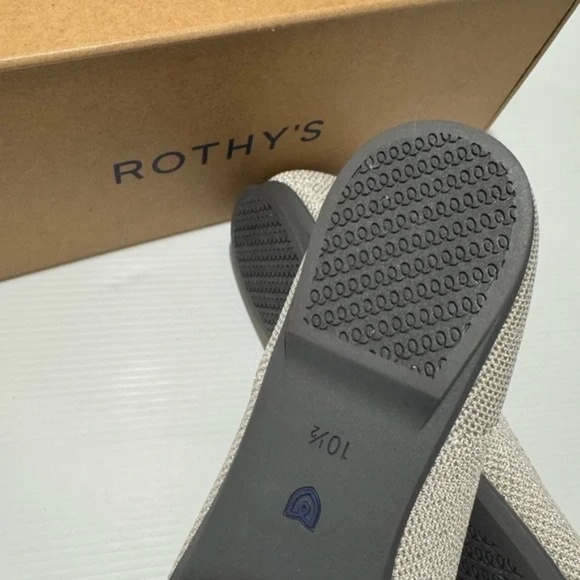 NWT ROTHY’S | Women's The Point II Flat Size W 10.5 Diamond Twill - Picture 6 of 7